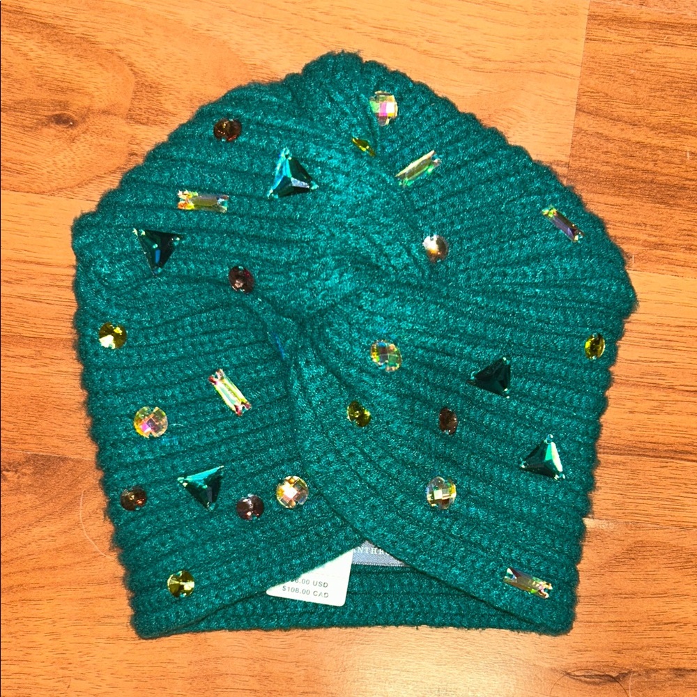 NWT Anthropologie Perrie Knit Turban Beanie